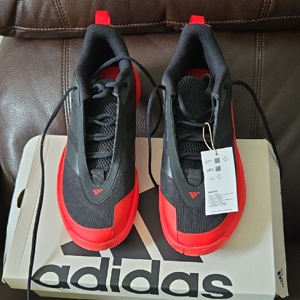 Adidas Black and Red Sneakers - Picture 8 of 11